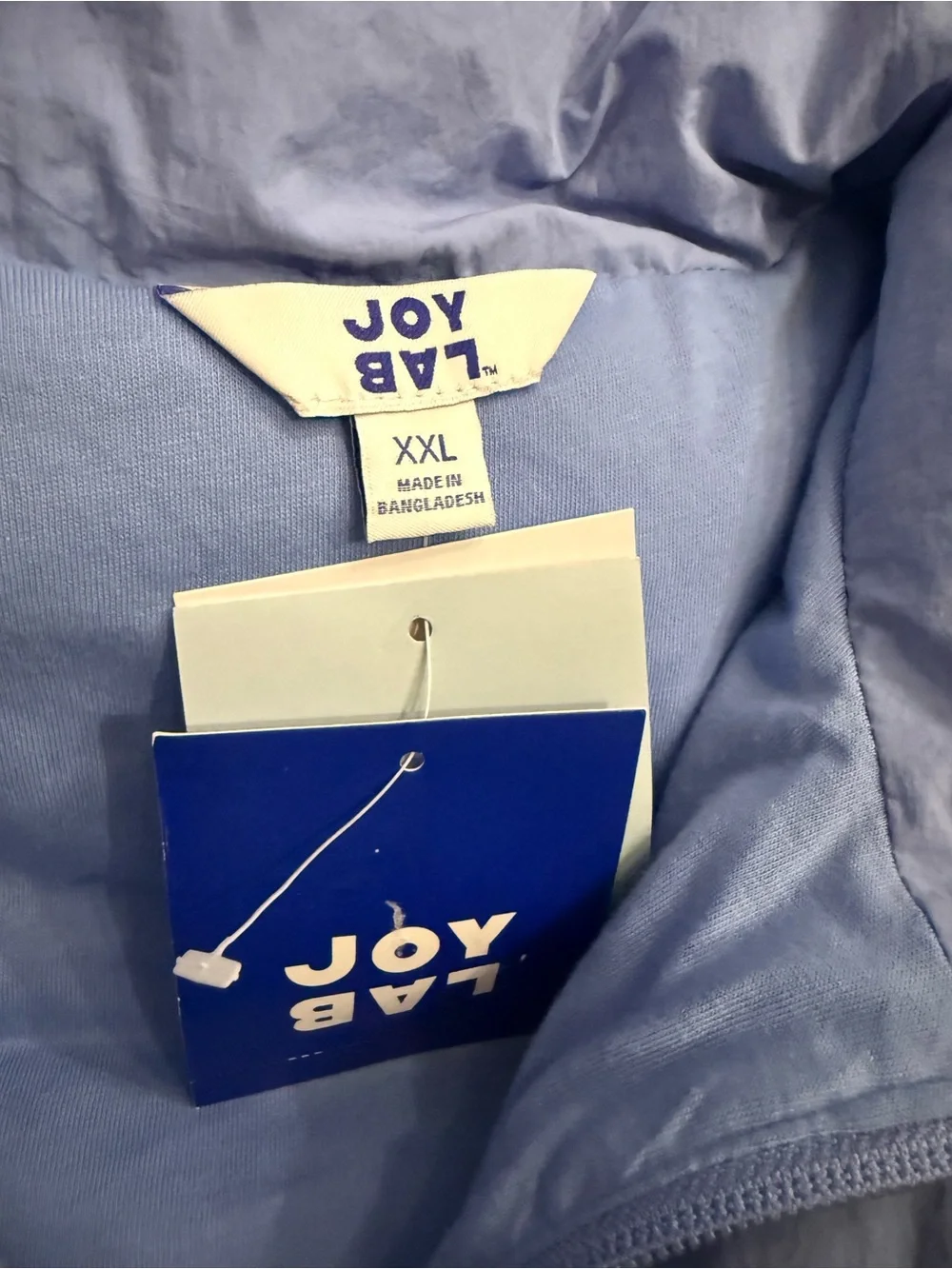JoyLab Light Blue Sherpa Vest